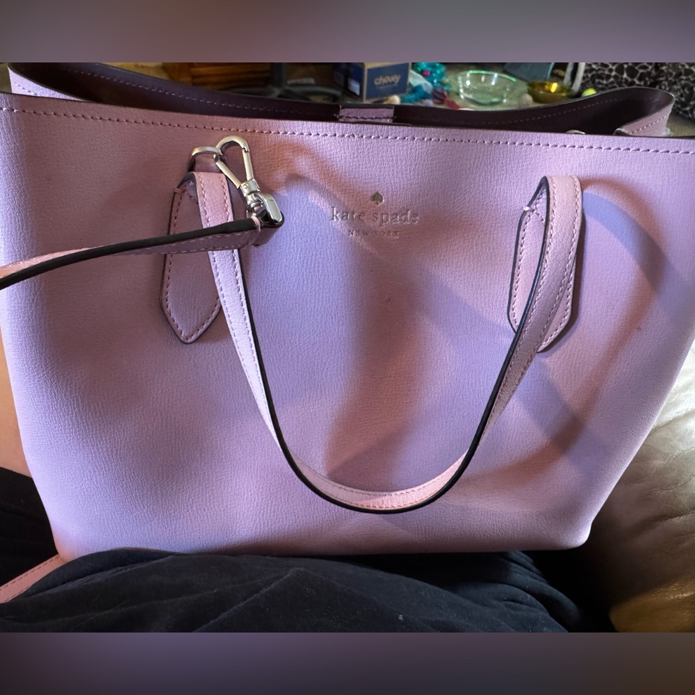 Kate Spade Harper Satchel in Quartz pink